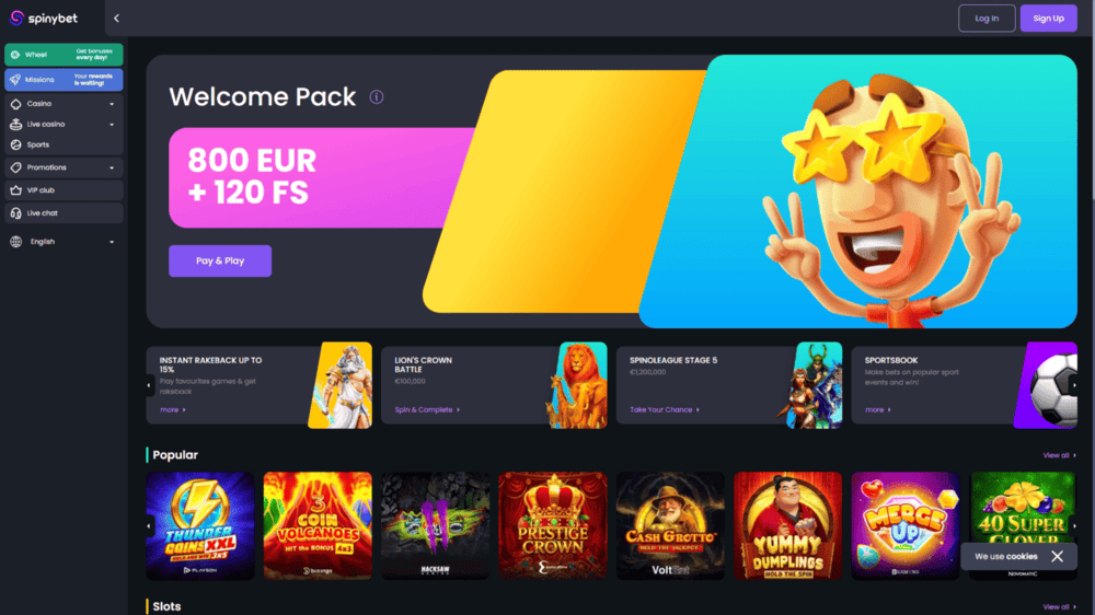 spinybet online casino buitenland